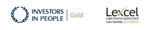 Accreditation logos: Investors in People, Gold and Lexcel